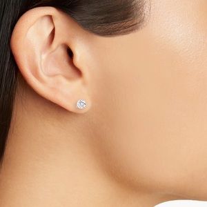 Nordstrom Cubic Zirconia Stud Earring 1ct